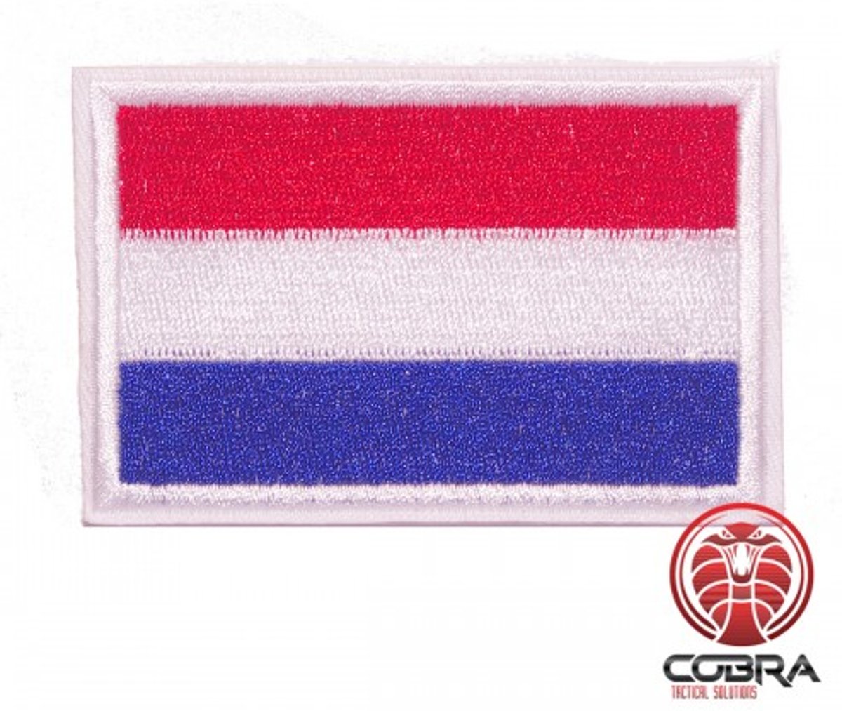 Vlag Nederland geborduurde patch | Strijkpatches | Military Airsoft